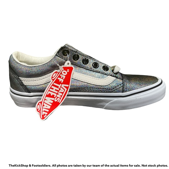 VANS OLD SKOOL PRISM SUEDE HOLOGRAPHIC WOMEN SNEAKERS - Picture 3 of 5